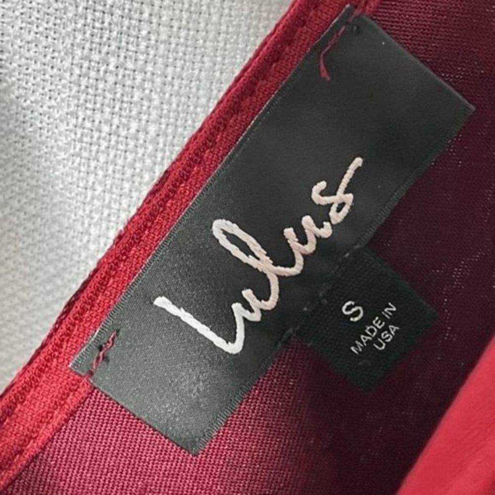 Lulus This Night Burgundy Backless Skater Dress - Picture 5 of 5